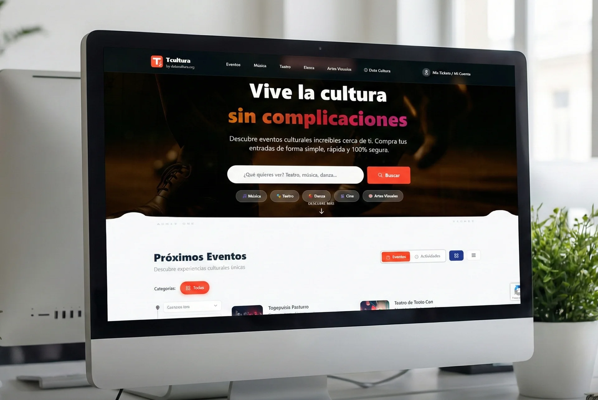 Tcultura: ticketera con medición de impacto socioemocional